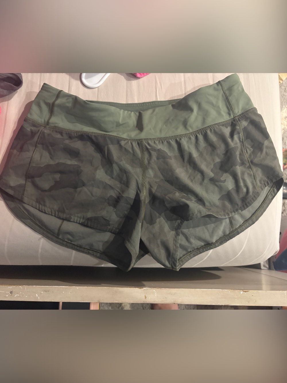 lululemon speed up Camo Shorts size 6